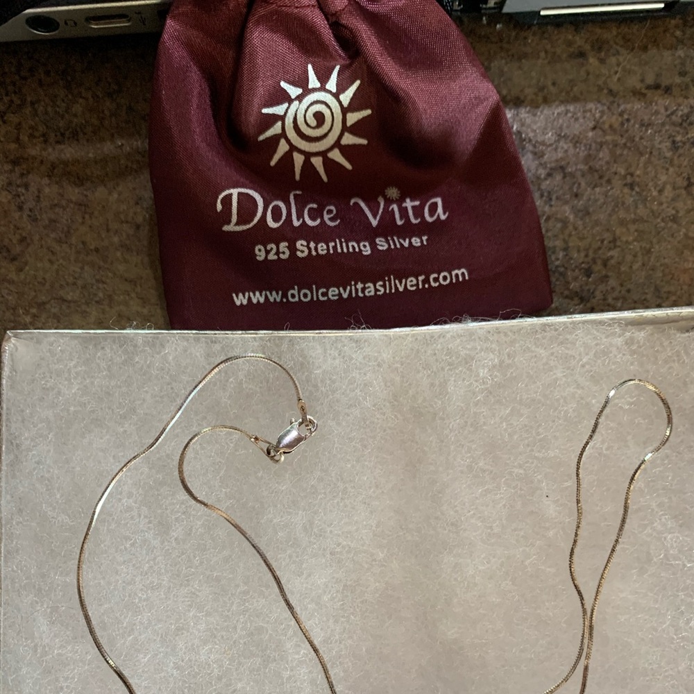 Sterling Silver 925 18” snake chain